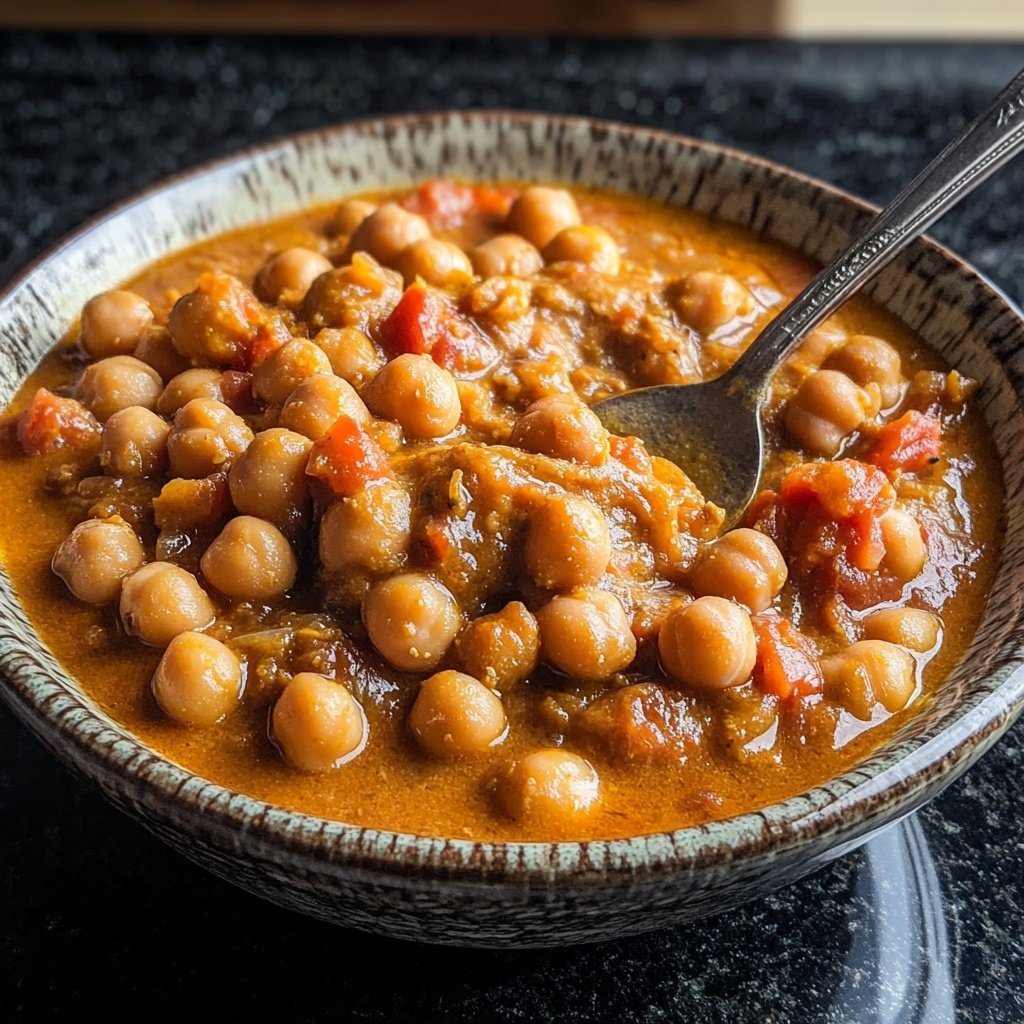 Indisches Kichererbsencurry