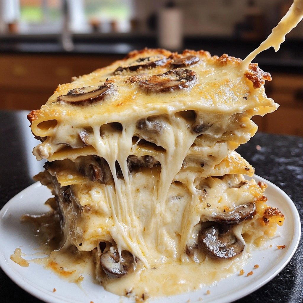 Lasagne mit Pilzen