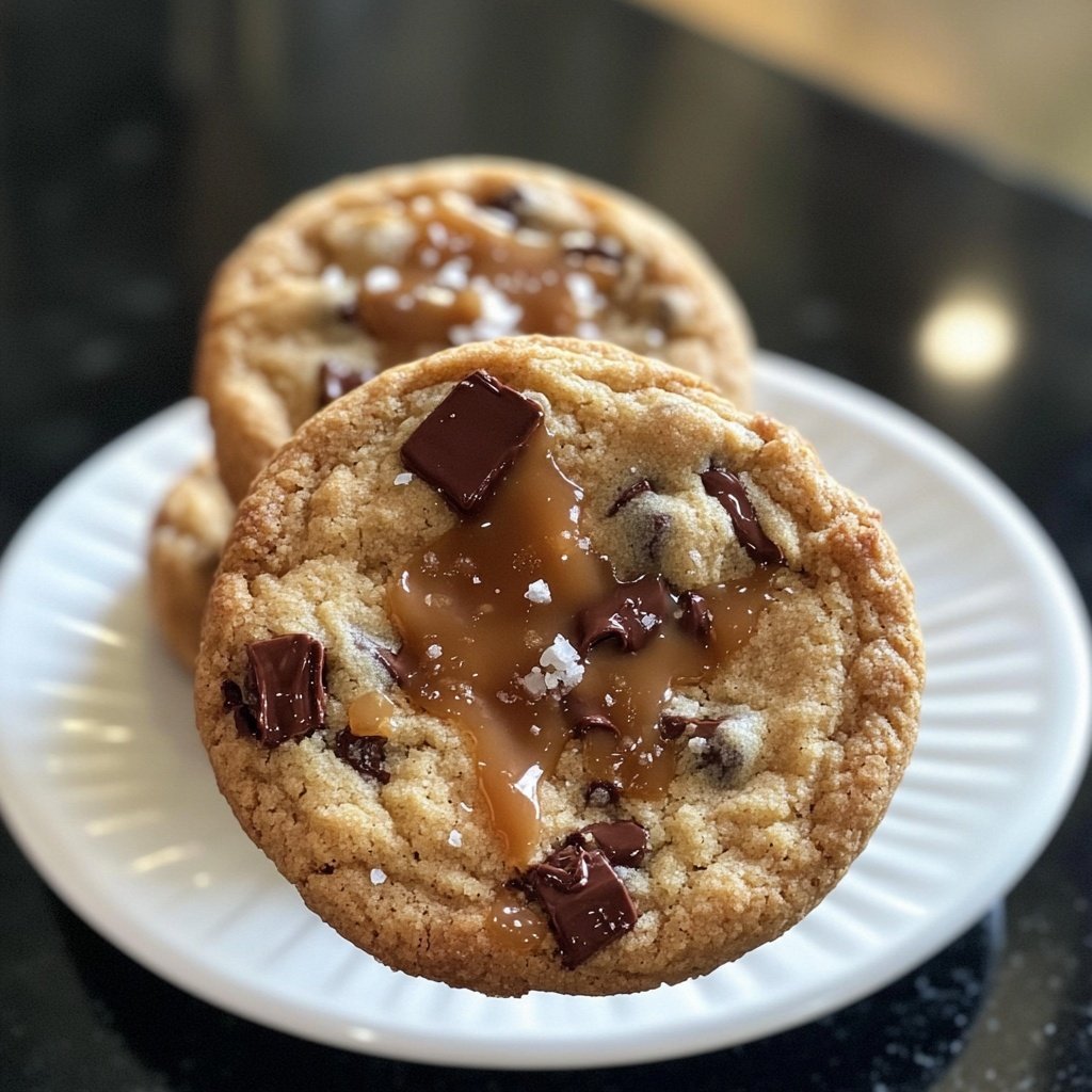Cookies mit Salzkaramell