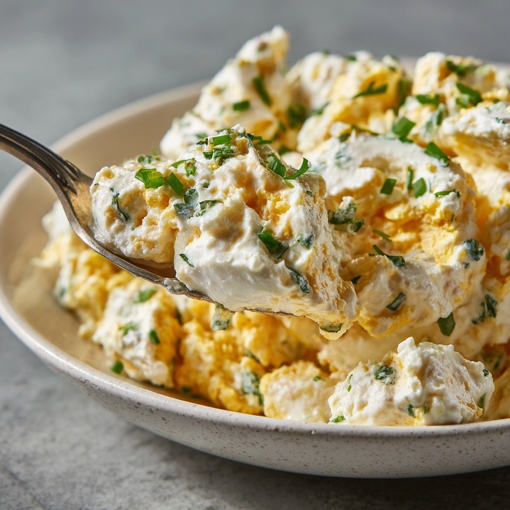 Schnell & Einfach 10-Minuten-Eiersalat mit Joghurt