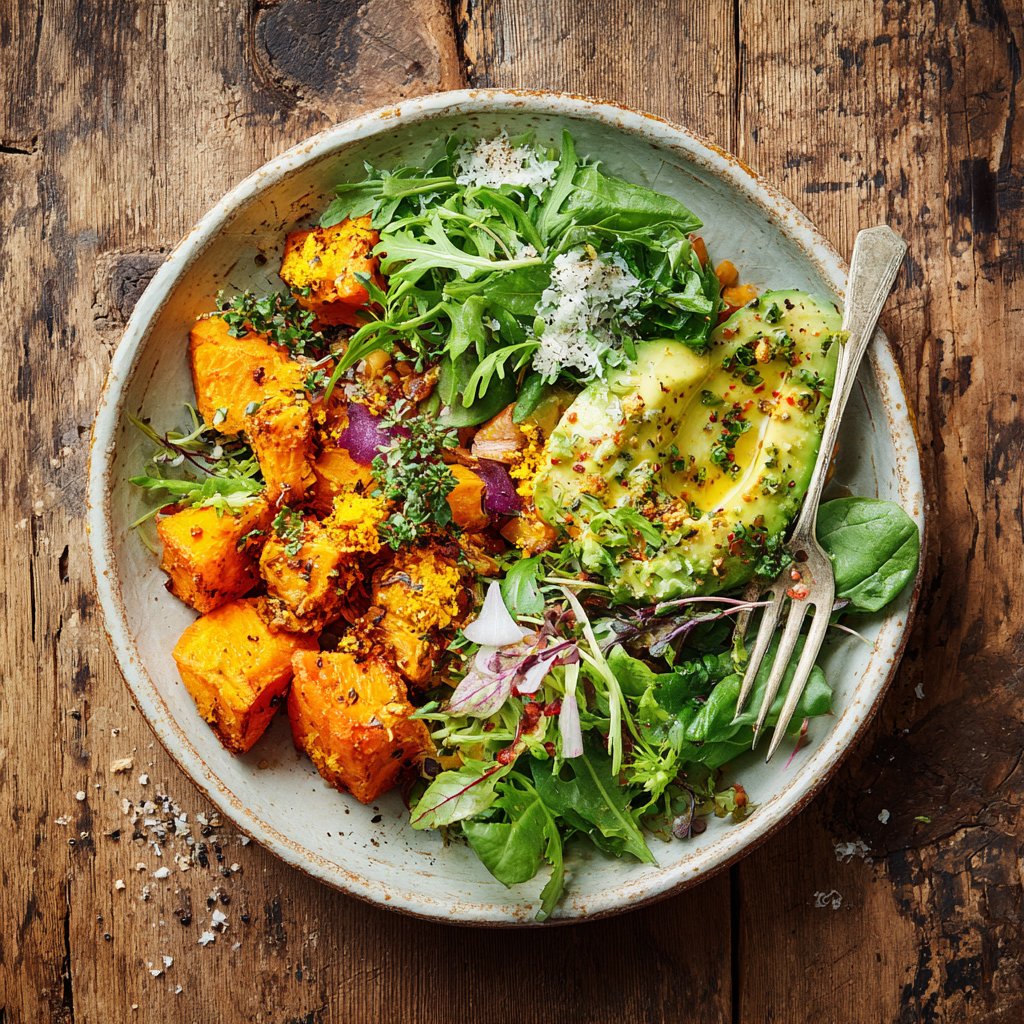 Buddha Bowl mit Süßkartoffeln