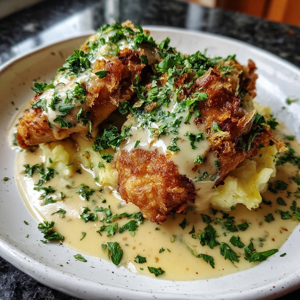 Hausmannskost Cremiges Hähnchen mit Kartoffelpüree