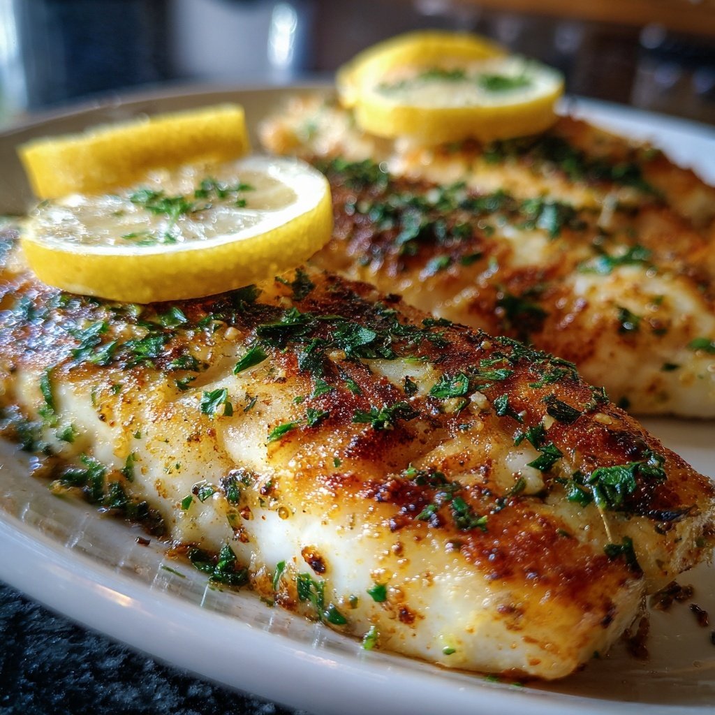 Gesund & Leicht Zitronen-Gegrillter Fisch