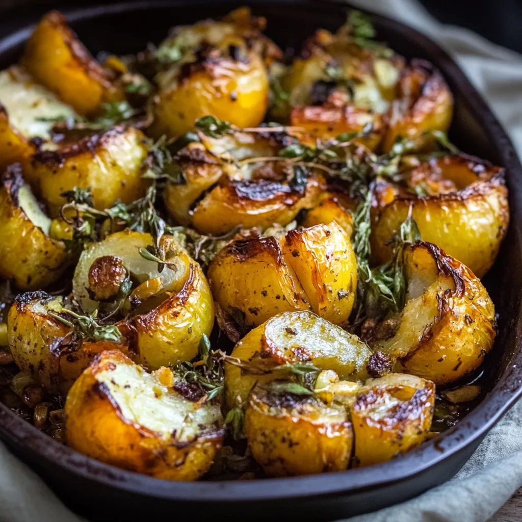 Herbstlicher Rosenkohl aus dem Backofen