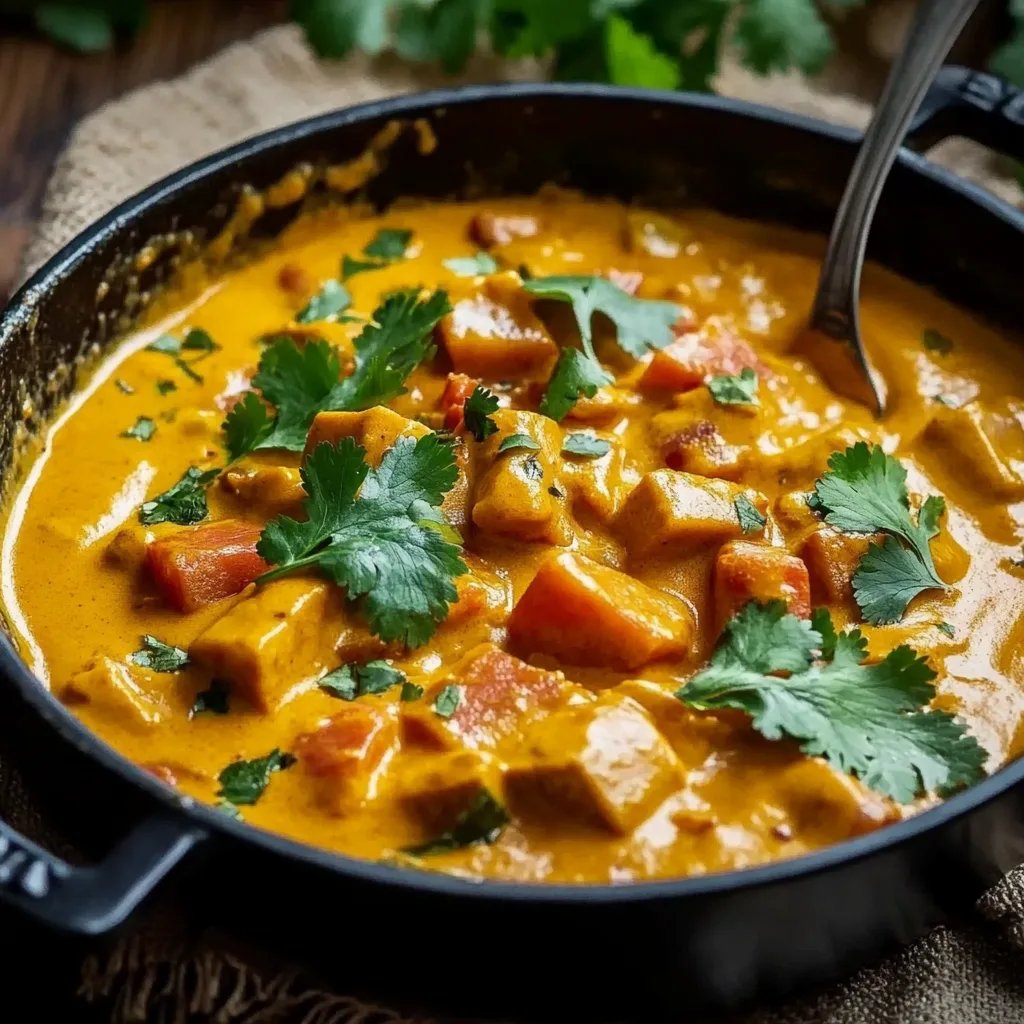 Kürbis-Curry mit Kokosmilch