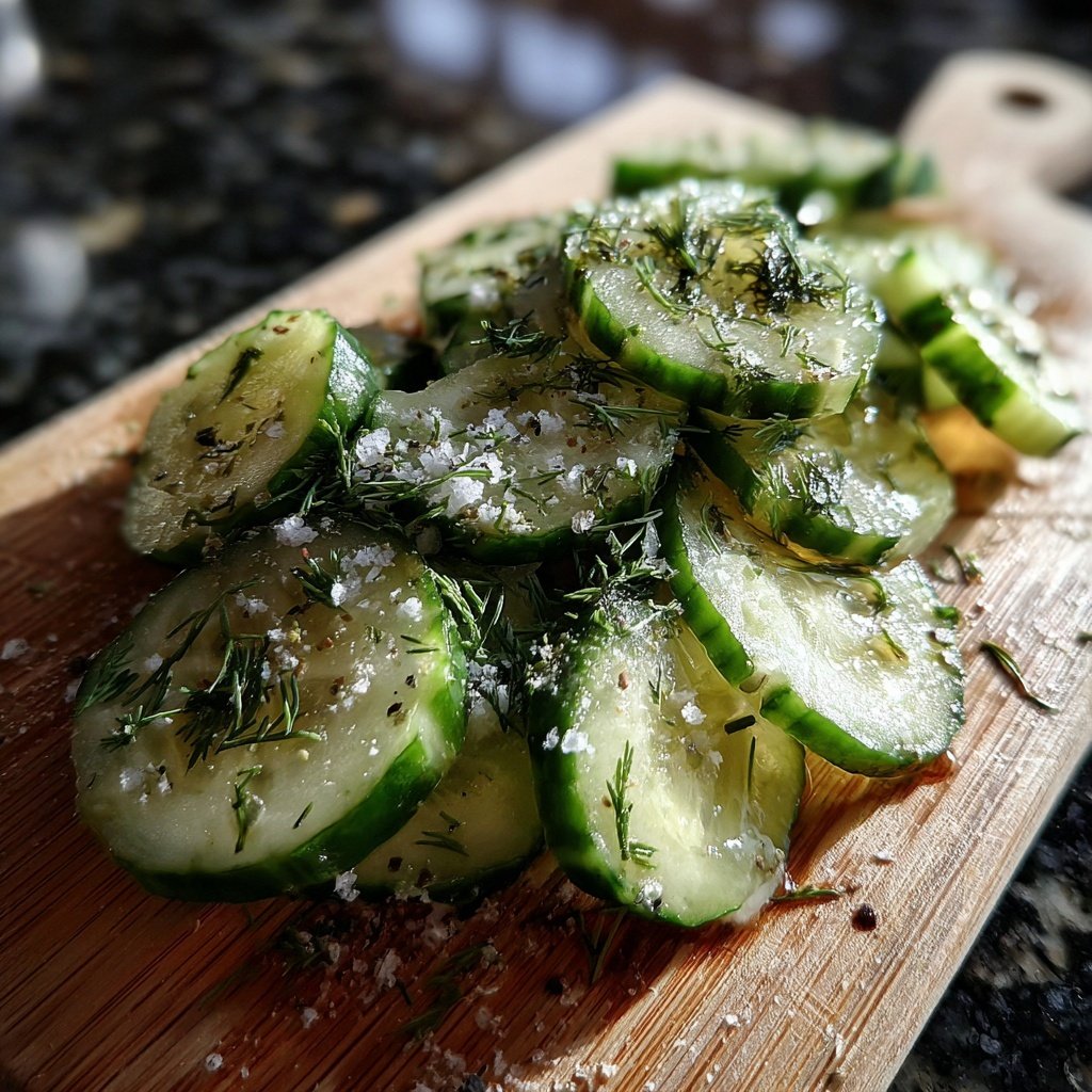 Gurkensalat Zum Grillen Mit Dill